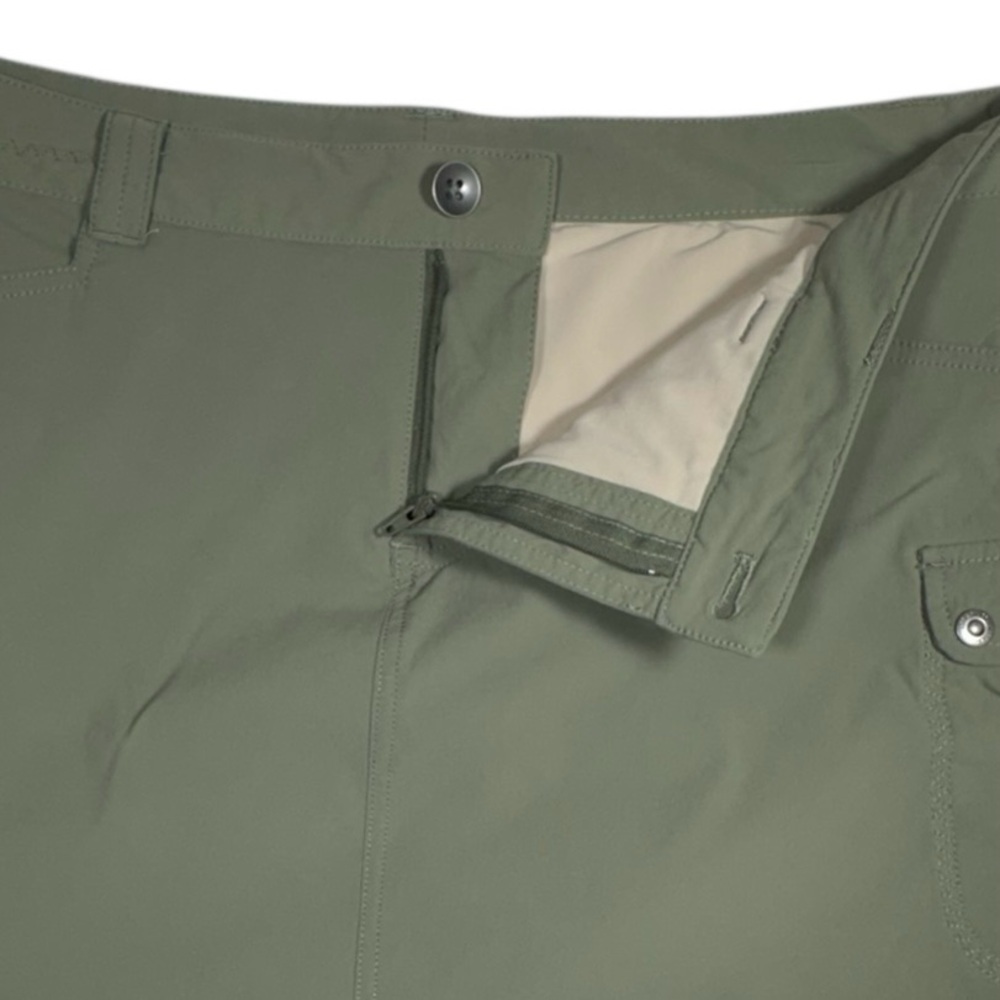 Eddie Bauer Women’s Olive Cargo Travex Flexion Athletic Hiking Skorts Size 8 - Picture 5 of 16